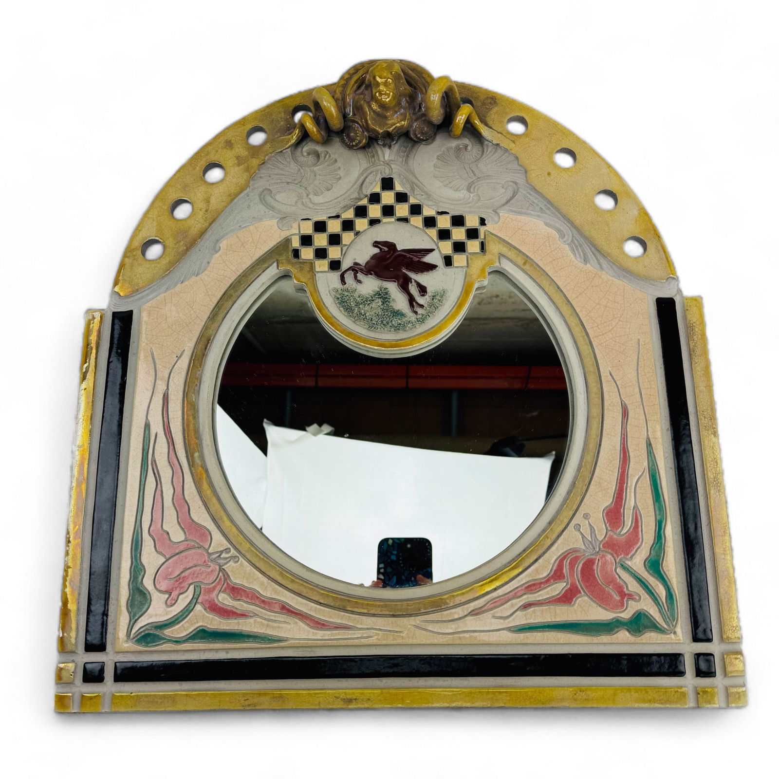 Marc Sijan Pegasus Lily Angel Face Ceramic Mirror (1 of 4)