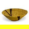 Tribal Primitive Coil Woven Basket Bowl