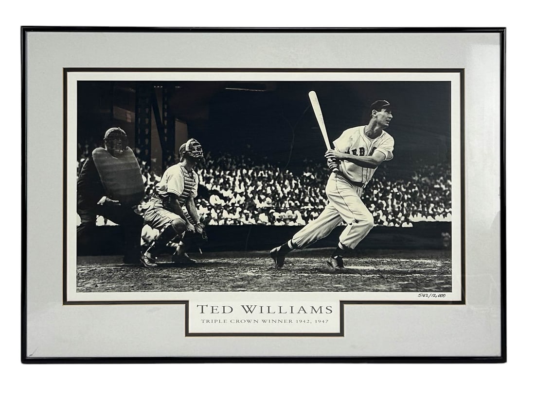 Ted Williams Limited Edition Black White Photo (1 of 4)