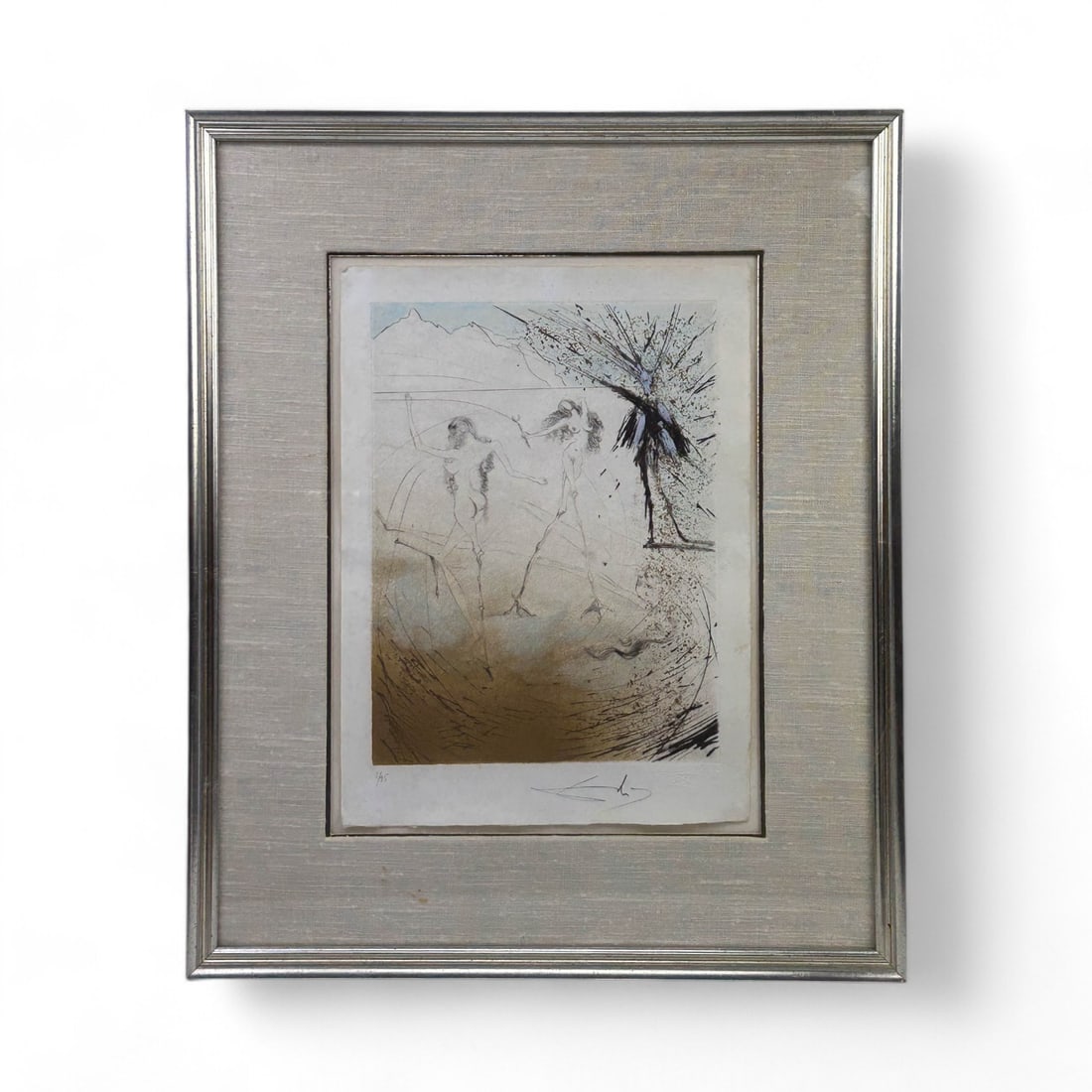 Salvador Dali 1904-1989 Colored Lithograph SIGNED (1 of 5)