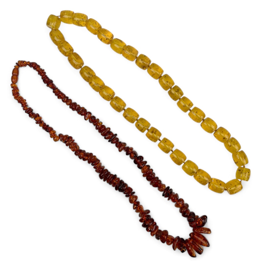 Genuine Baltic Honey Amber Necklace 2pc 227 grams (1 of 5)
