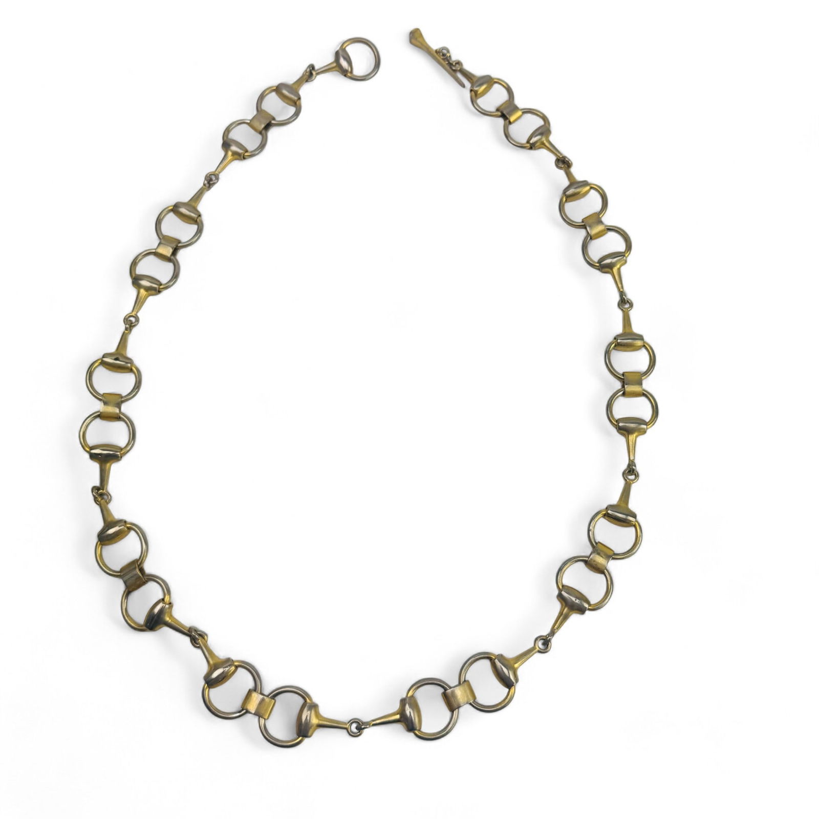 Gucci Equestrian Horsebit Chain Link Unisex Belt (1 of 4)