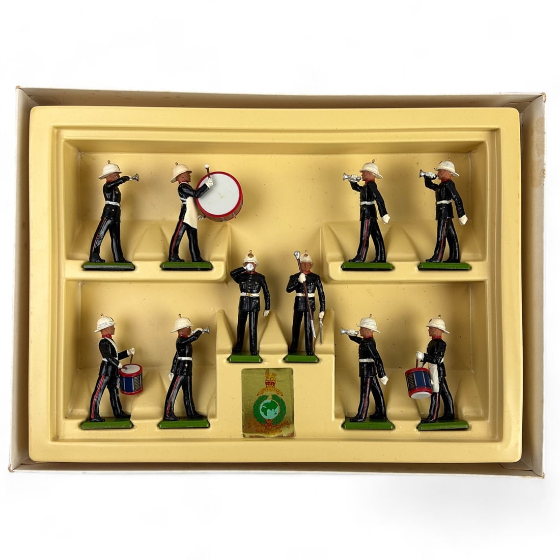 Britain's Royal Marine Drum Bugle Toy Soldier w Box (1 of 4)
