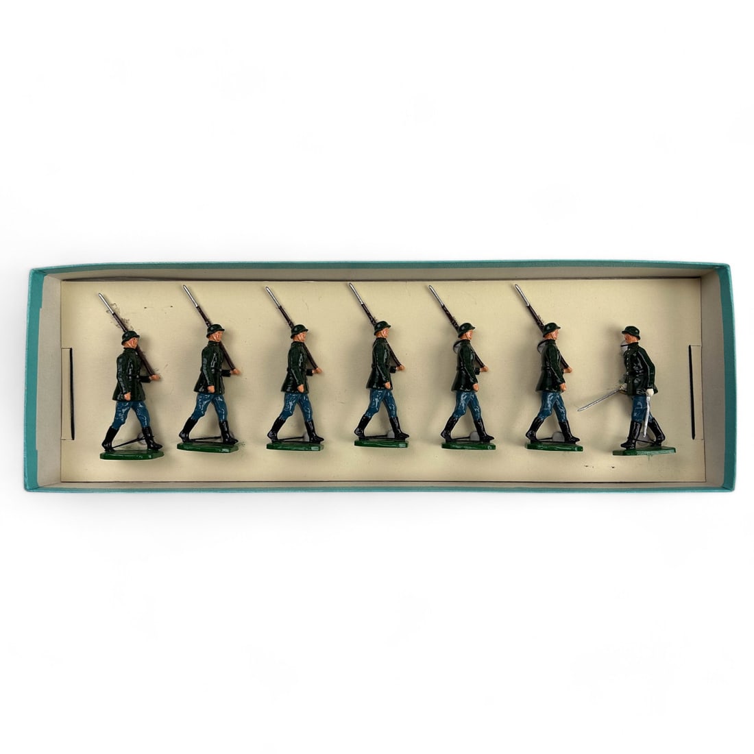 German Infantry Miniature Toy Soldiers w/ Rifles (1 of 4)
