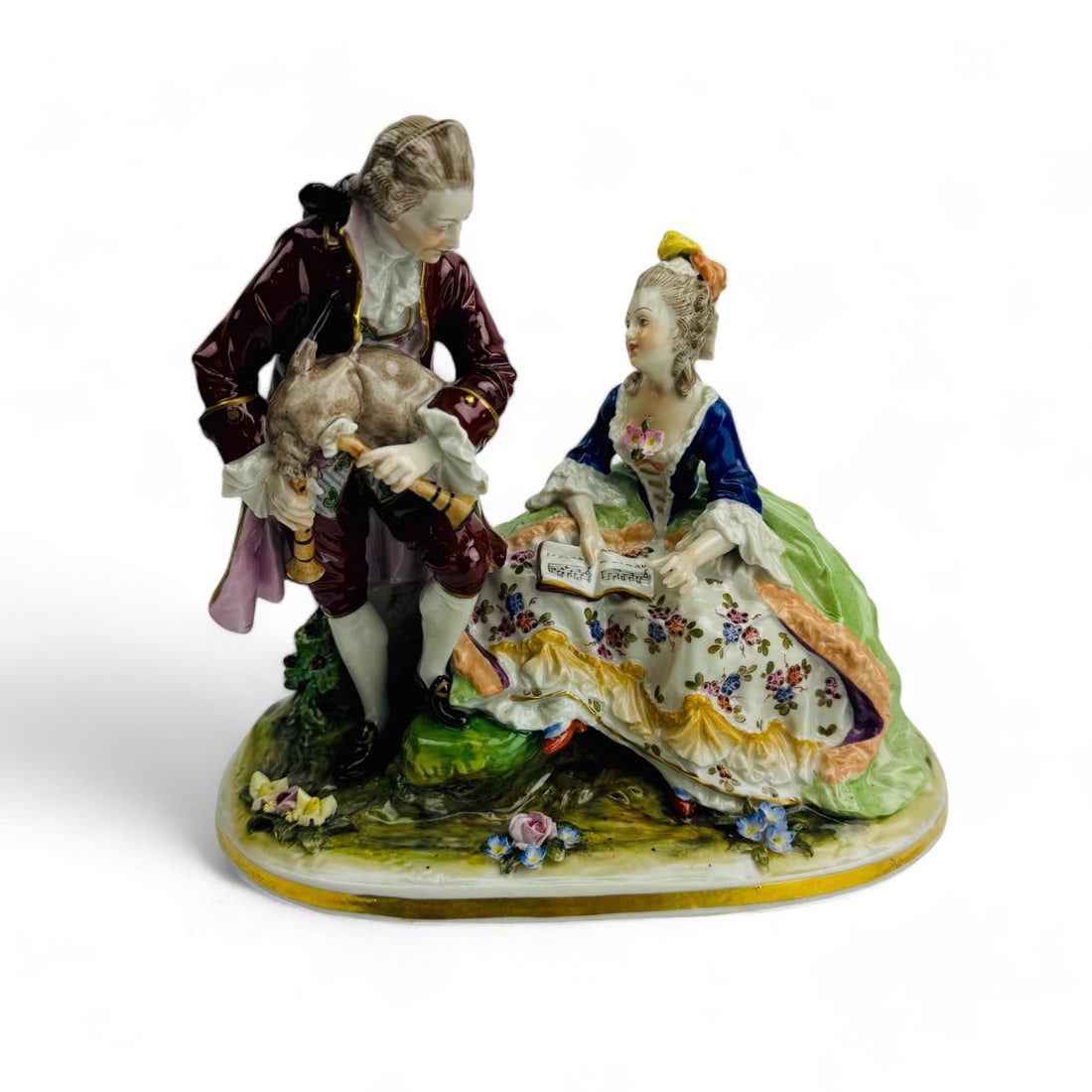 Richard Ginori Romantic Couple Porcelain Figurine (1 of 6)