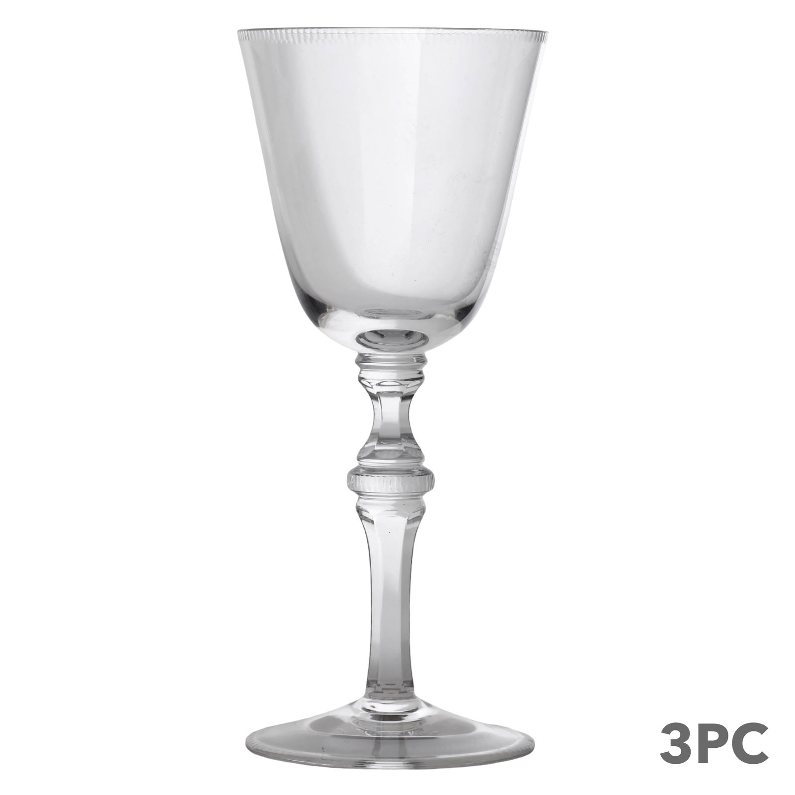 Moser Czech Crystal Mozart Water Goblets 3pc LOT (1 of 5)