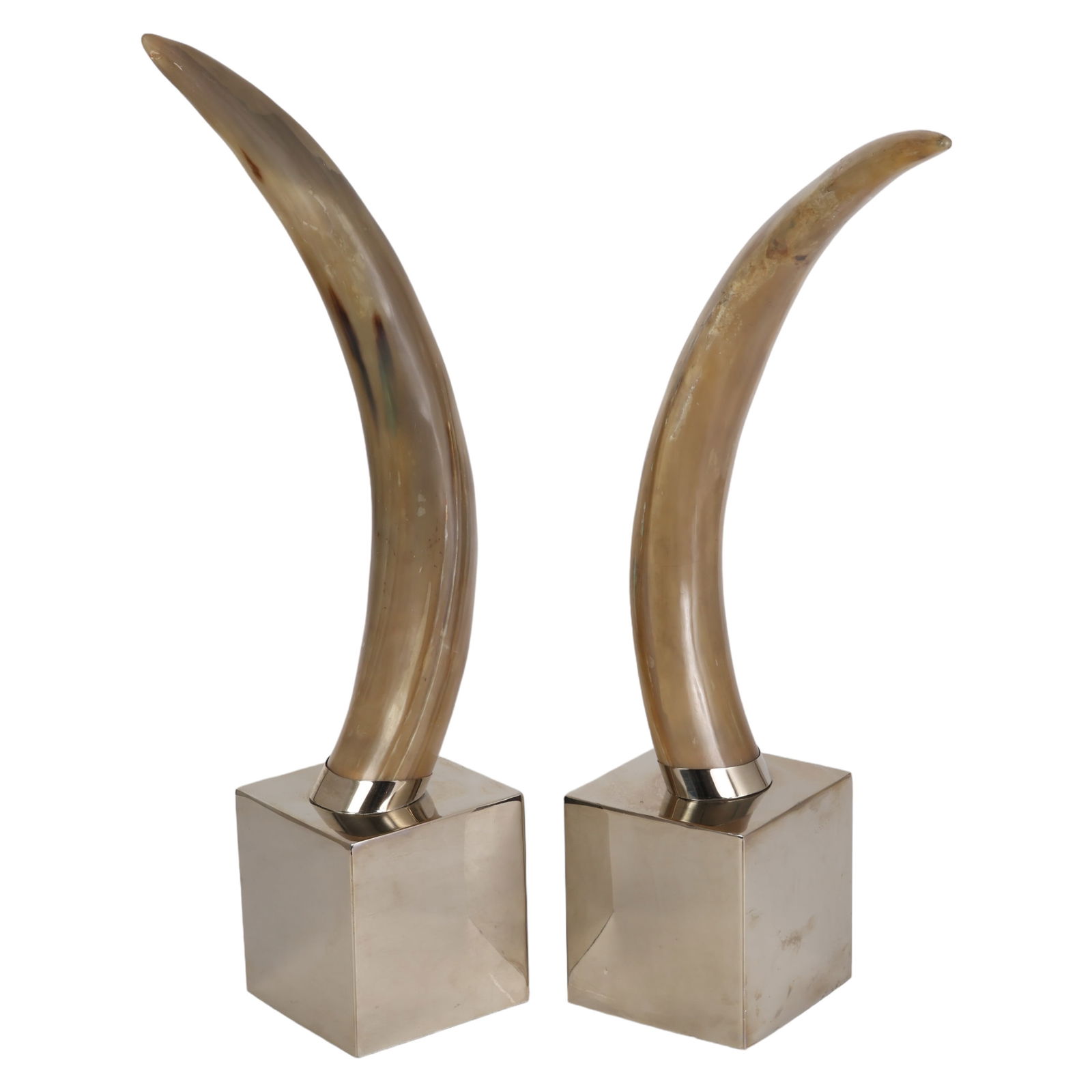 Arteriors Pair Hollywood Regency Horn Garnitures (1 of 6)