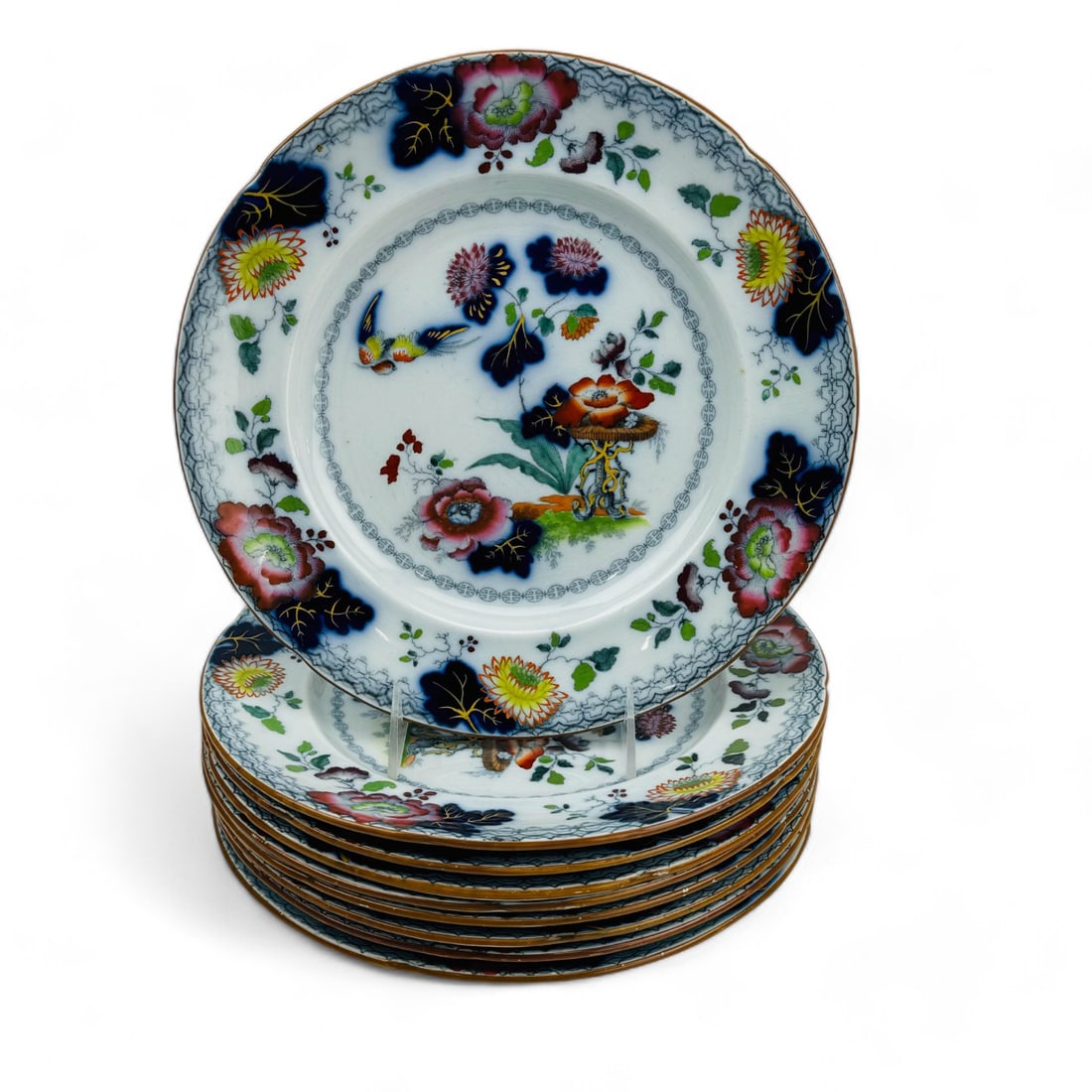 8 Antique Mason's Ironstone Persiana Dinner Plates (1 of 5)