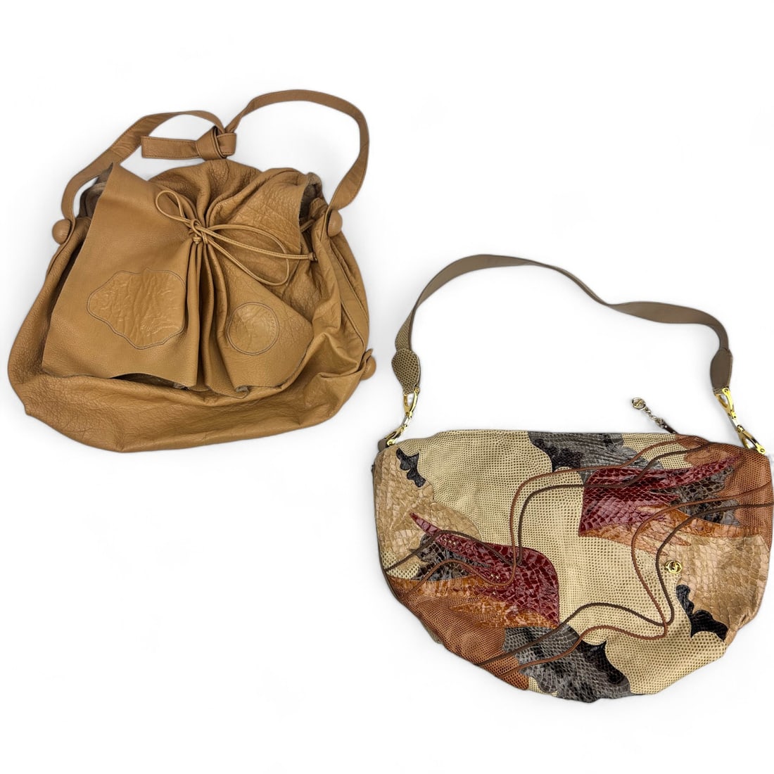 Carlos Falchi Carlo Fiori Italian Leather Handbags (1 of 11)