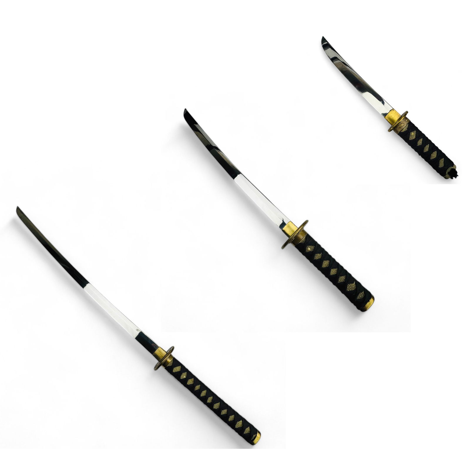 Japanese Samurai Sword Set Late 20th Century 3pc (1 of 11)