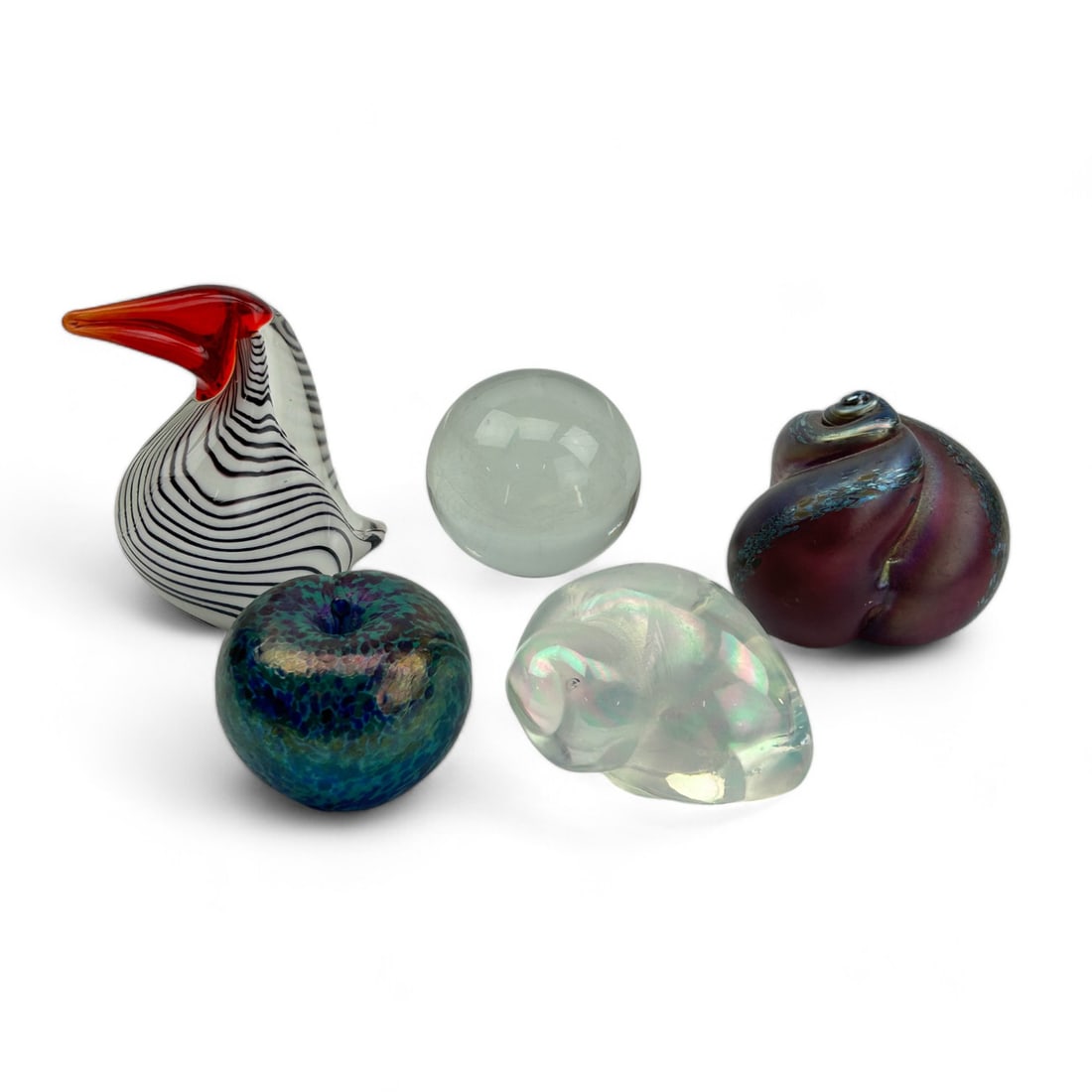Murano Toucan & Studio Art Glass Desk Paperweights (1 of 6)