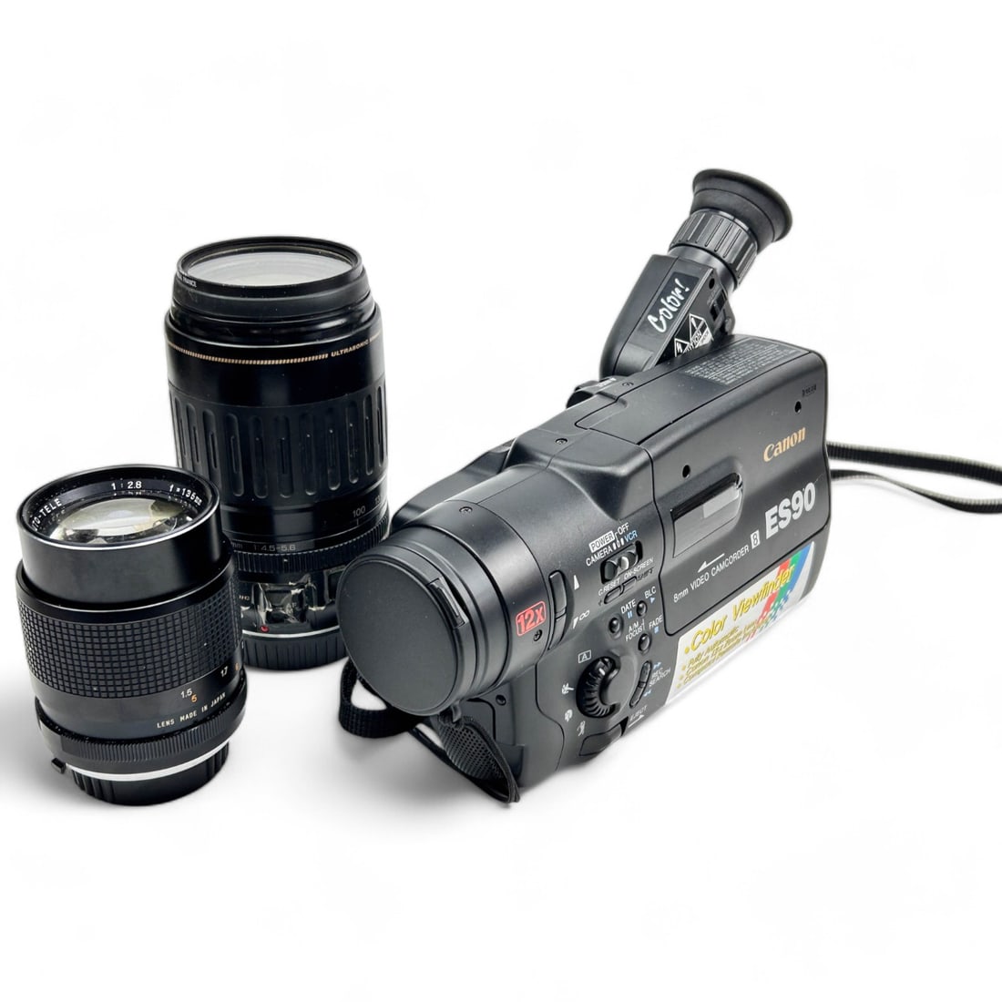 Canon ES90 8mm Video Camcorder Manual Lens & More (1 of 7)