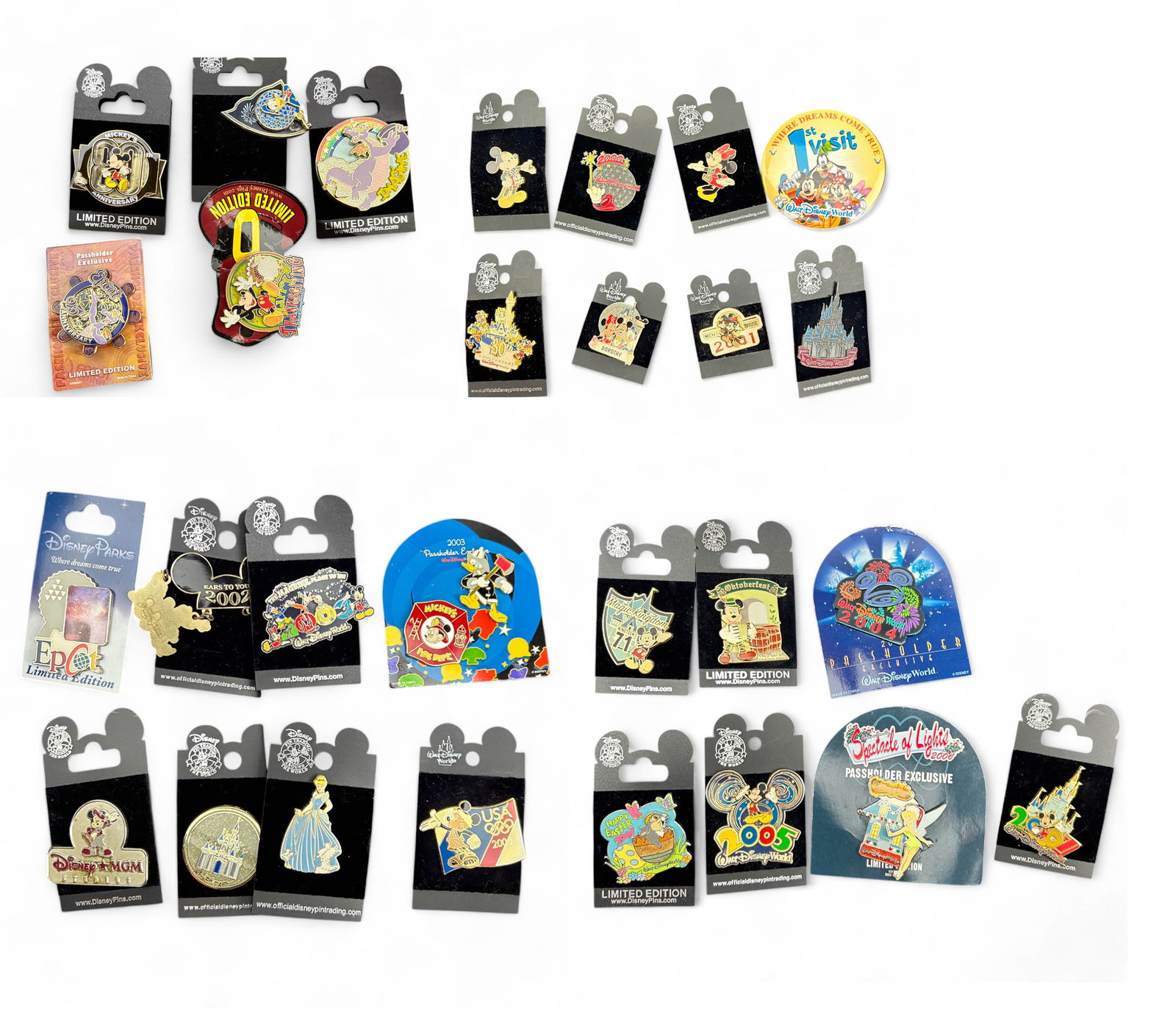 Walt Disney Pin Badge ESTATE COLLECTION LOT (1 of 8)