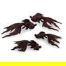 Japanese Carved Wood Spectacle Goldfish Sculptures