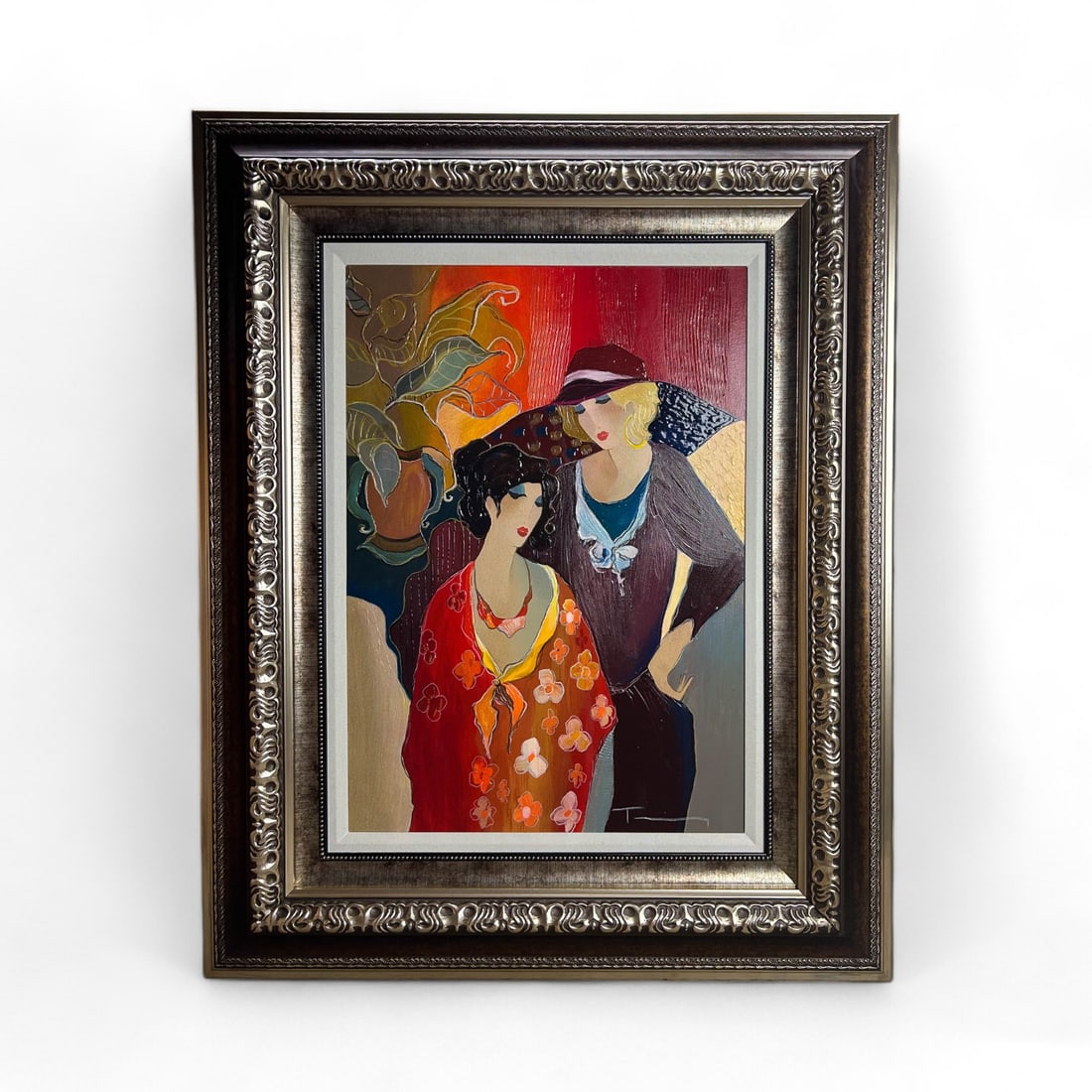 Itzchak Tarkay 1935-2012 Figural Colored Serigraph (1 of 4)