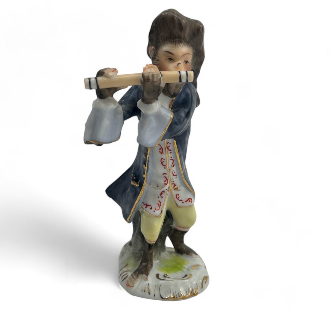 Meissen Style Porcelain Monkey Music Band Figurine (1 of 5)