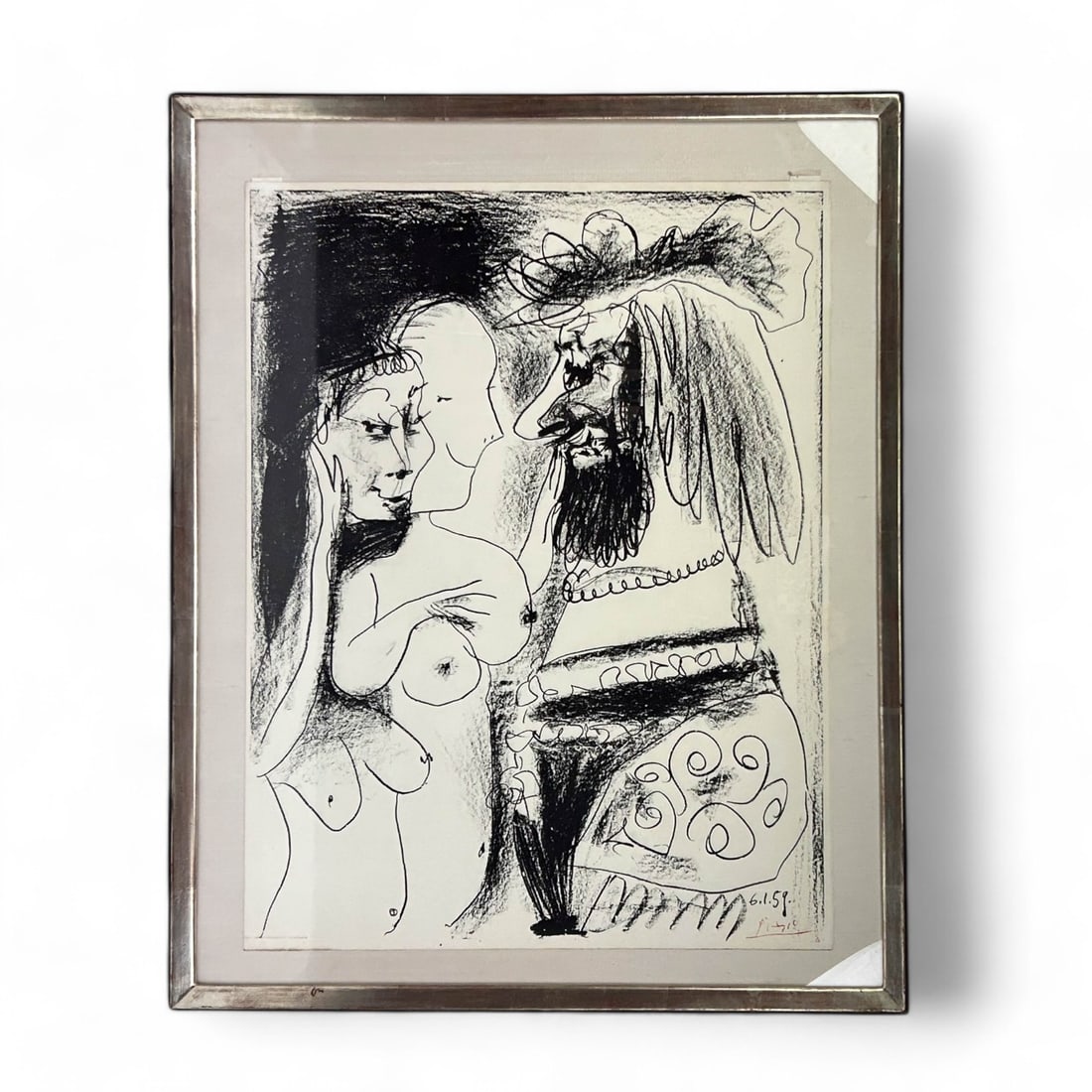 Pablo Picasso 1881-1973 Le Vieux Route Lithograph (1 of 4)