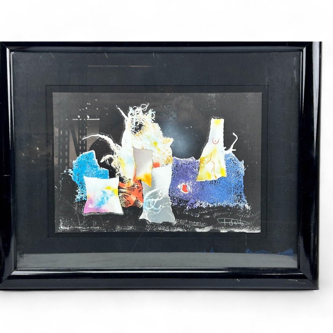 Laszlo Dus b 1941 Abstract AP Lithograph SIGNED (1 of 3)