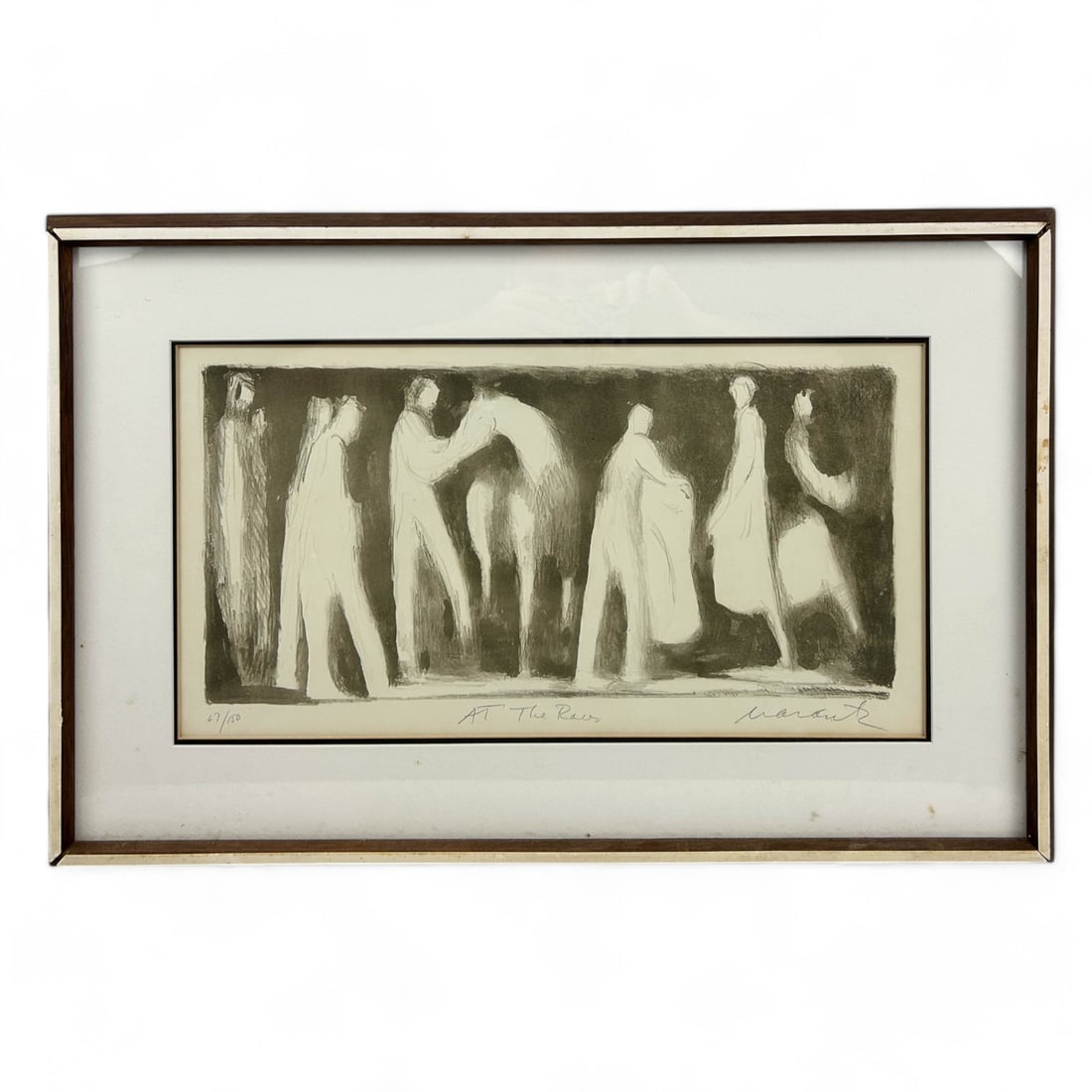 Irving Marantz 1912-1972 At The Races Lithograph (1 of 7)