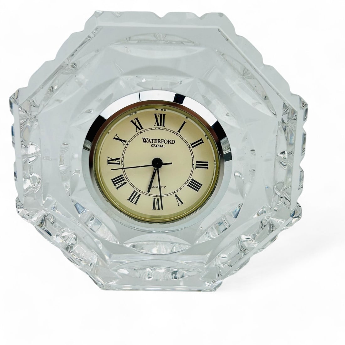 Waterford Crystal Octagonal Miniature Desk Clock (1 of 4)