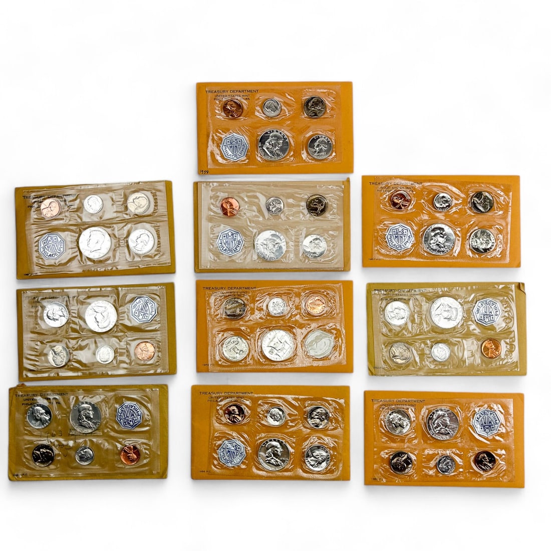 United States Mint Treasury Department Proof Sets (1 of 10)