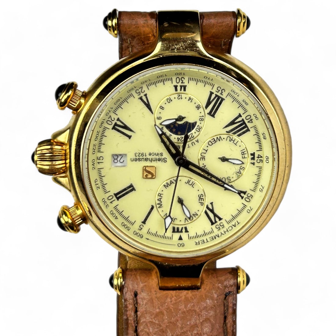 Steinhausen Automatic Moonphase Wrist Watch w/ Box (1 of 8)