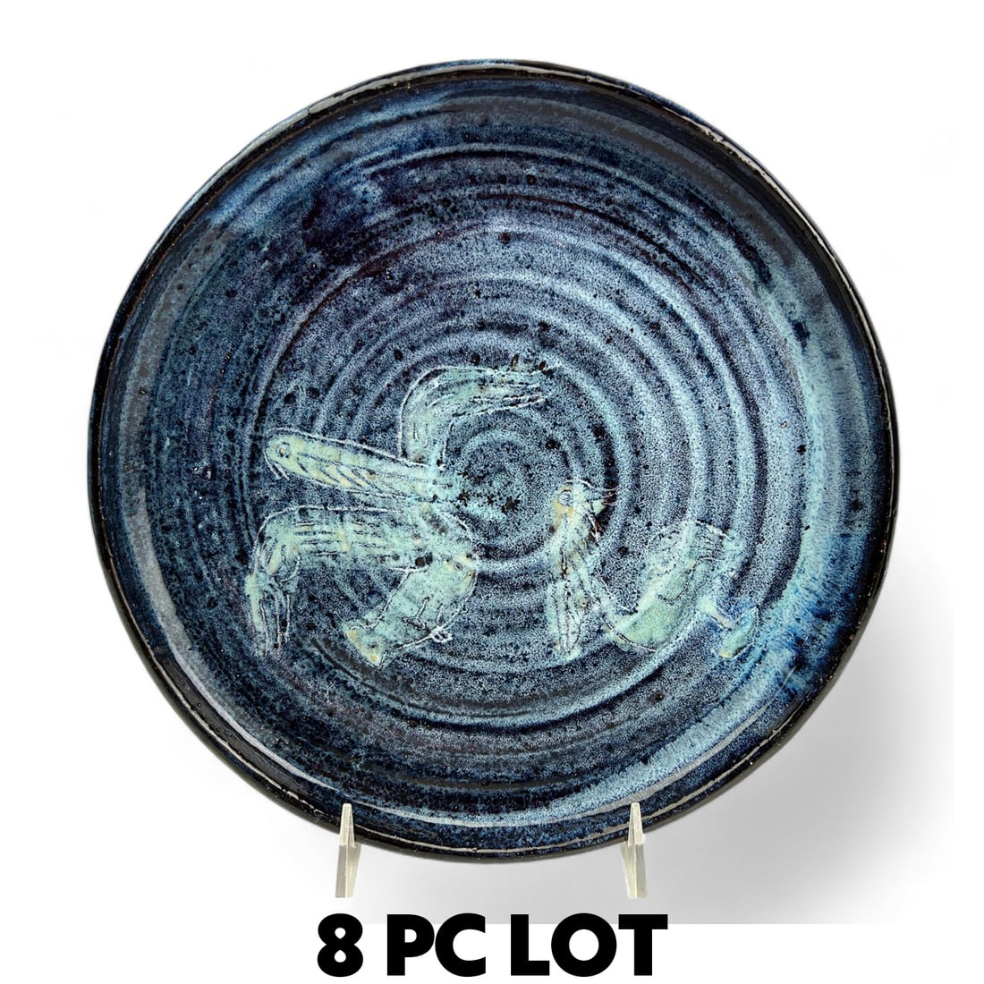 Mary Grove Studio Crafted Ceramic Nature Plate 8pc (1 of 5)