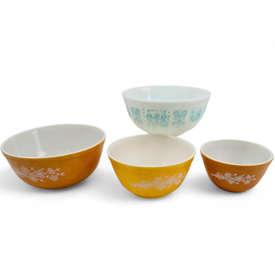 Pyrex Butterfly Gold Mixing Amish Cinderella Bowl (1 of 8)