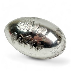 Neiman Marcus Sterling Silver Silly Putty Egg Box
