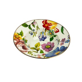 MacKenzie Childs Flower Market Enamel Serving Bowl