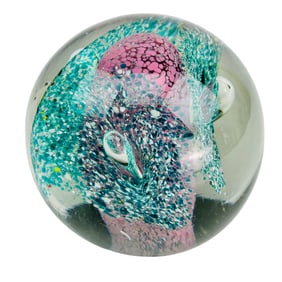 Murano Italian Art Glass Magnum Size Paperweight