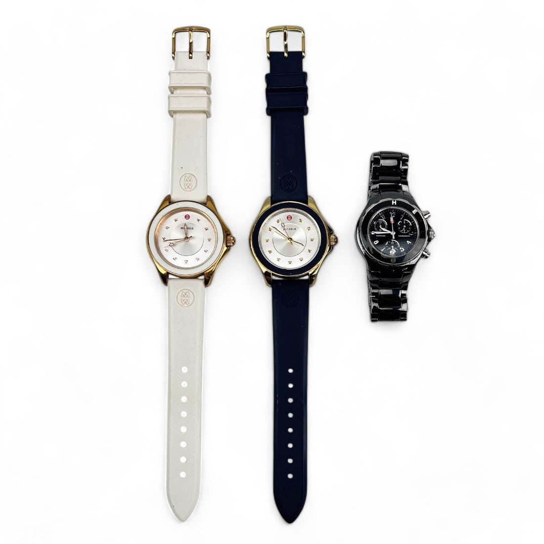 Lot of 3 Michelle Designer Unisex Wrist Watches (1 of 6)
