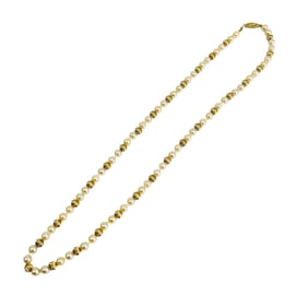 Saltwater Akoya Pearl Necklace with 14K Gold Clasp