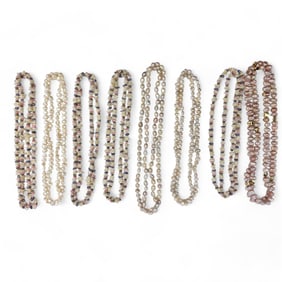 Estate Lot Freshwater Pearl Necklaces 8pc LOT