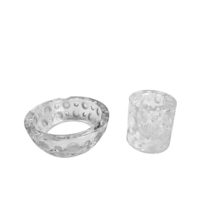 Lalique France Tokyo Cigarette Holder Ashtray Bowl