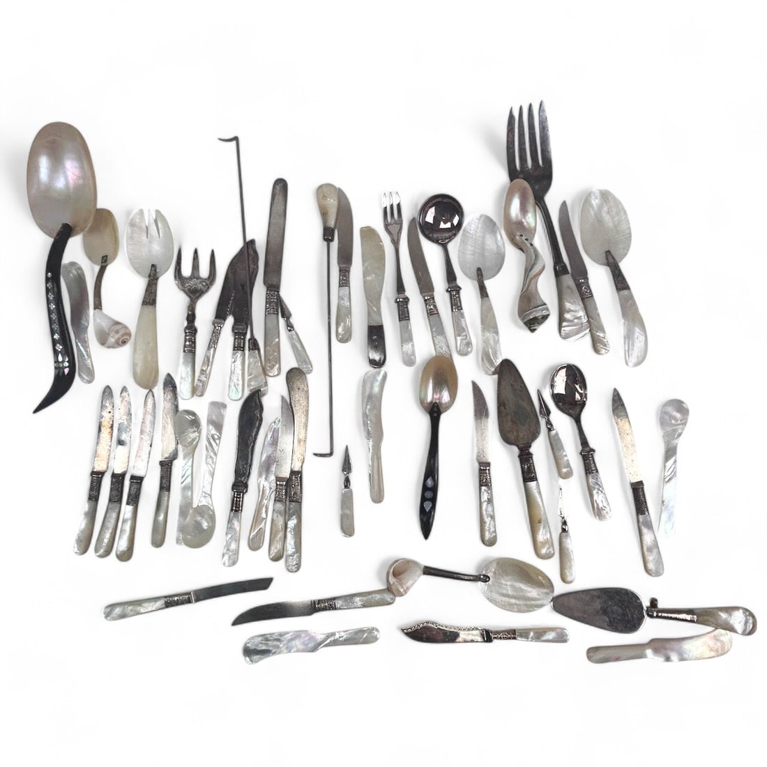 Mother of Pearl Caviar Serving Utensil 48pc Lot (1 of 12)