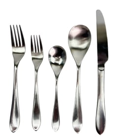 Robert Welch Meridian Satin Stainless Flatware 53p