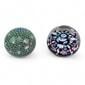 Baccarat Zodiac & Twist Ribbon Desk Paperweights
