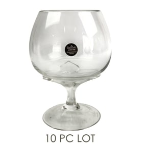 Rosenthal Iris Frosted Stem Brandy Goblets Set 10