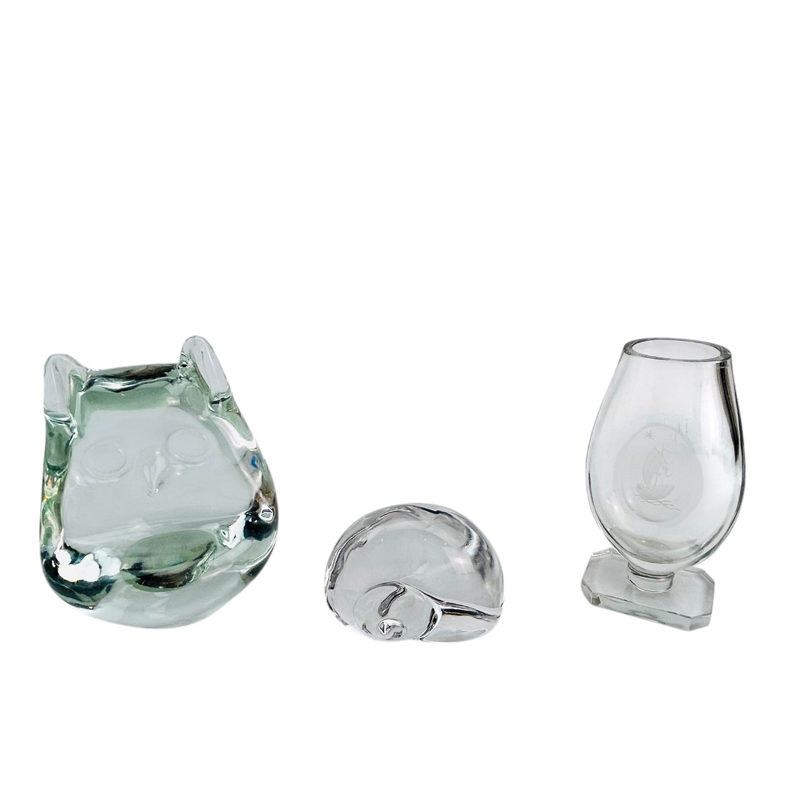 Kosta Boda Murano St Louis Glass Sculpture Vase 3p (1 of 9)