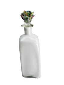 Carlo Moretti Murano Glass Barware Decanter SIGNED