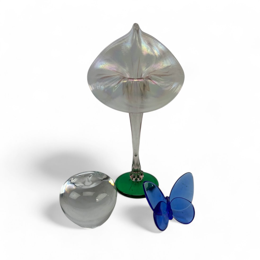 Baccarat Tiffany Strini Glass Paperweight Vase LOT (1 of 6)