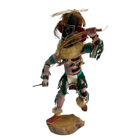 Native American Indian Kachina Dancer Doll SIGNED