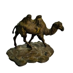 Tiffany Studios New York Miniature Bronze Camel