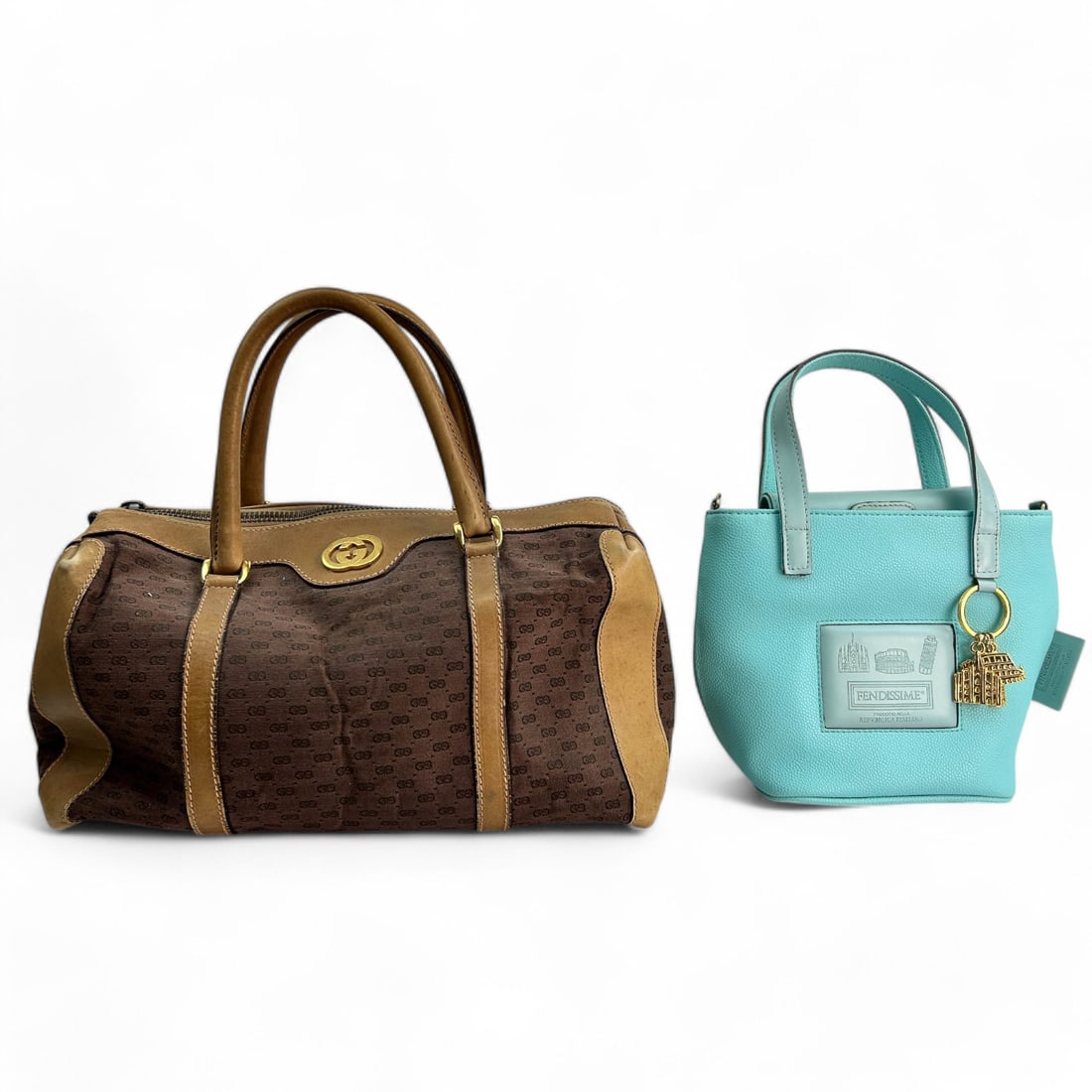 Gucci Monogram Canvas & Fendissime Leather Bag LOT (1 of 8)
