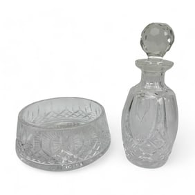 Waterford Crystal Barware Decanter & Serving Bowl