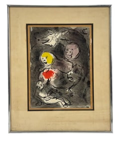 Prophet Daniel Colored Lithograph after Chagall