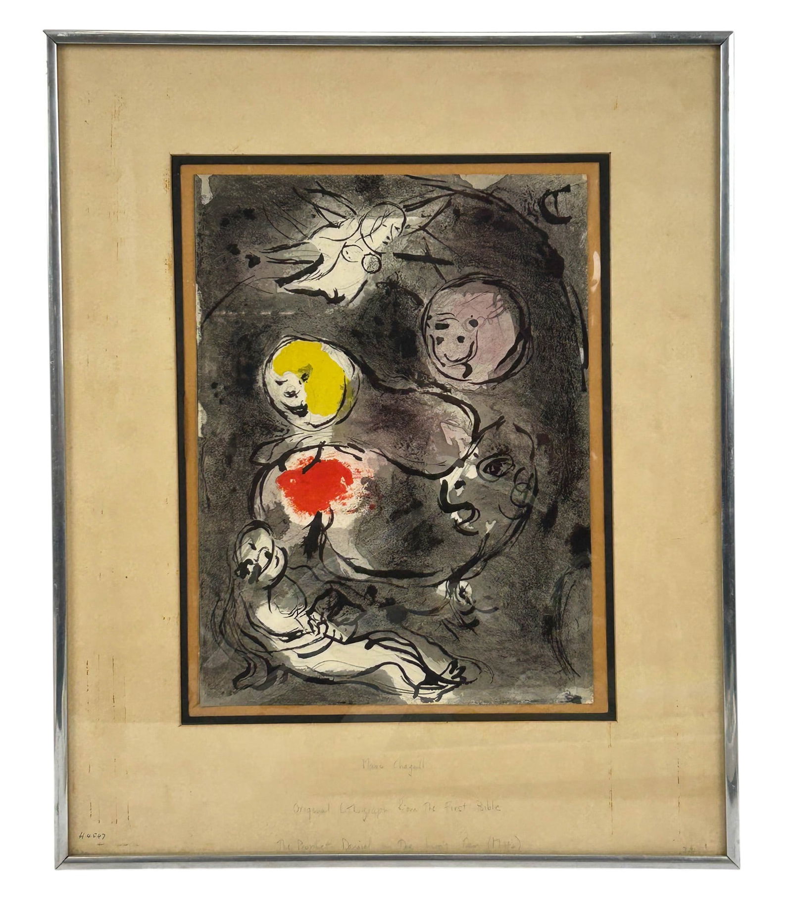 Prophet Daniel Colored Lithograph after Chagall (1 of 5)