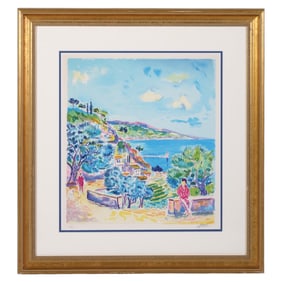 Jean Claude Picot 1933-2020 Landscape Lithograph