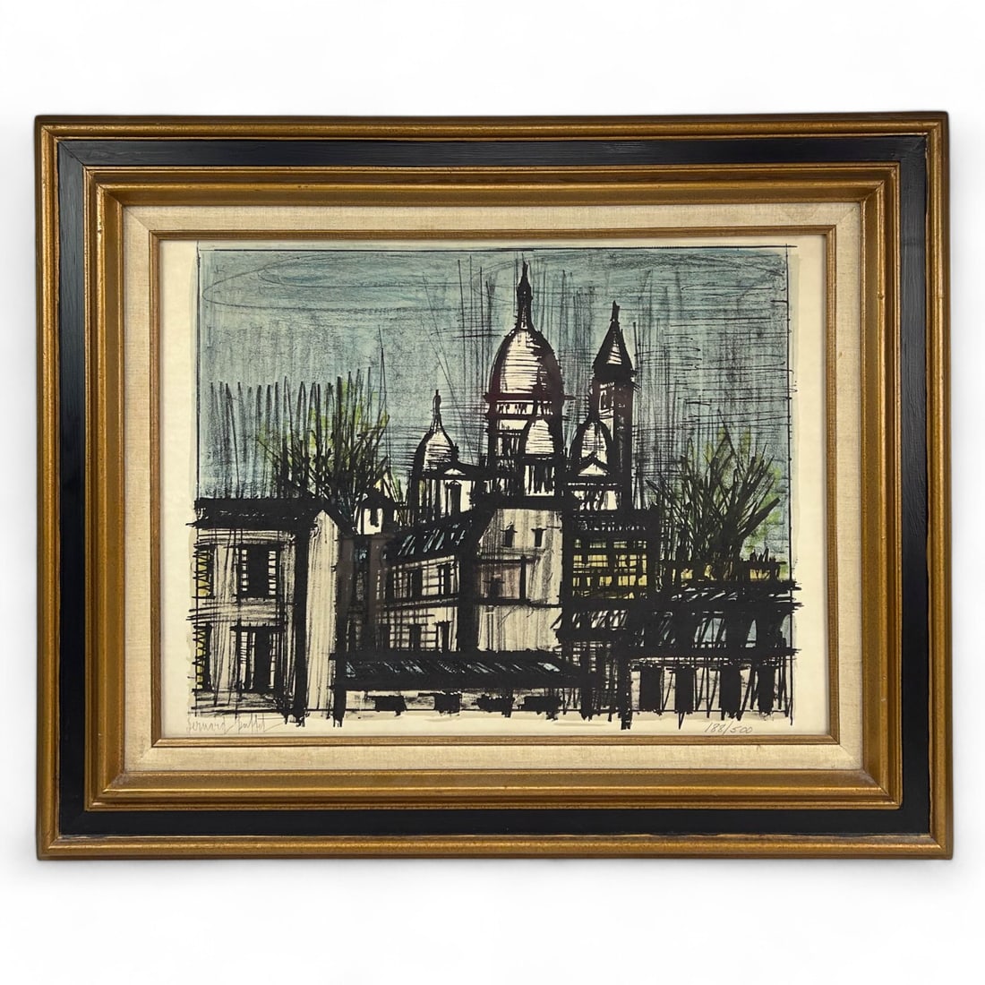 Bernard Buffet 1928-1999 Colored Lithograph SIGNED (1 of 5)